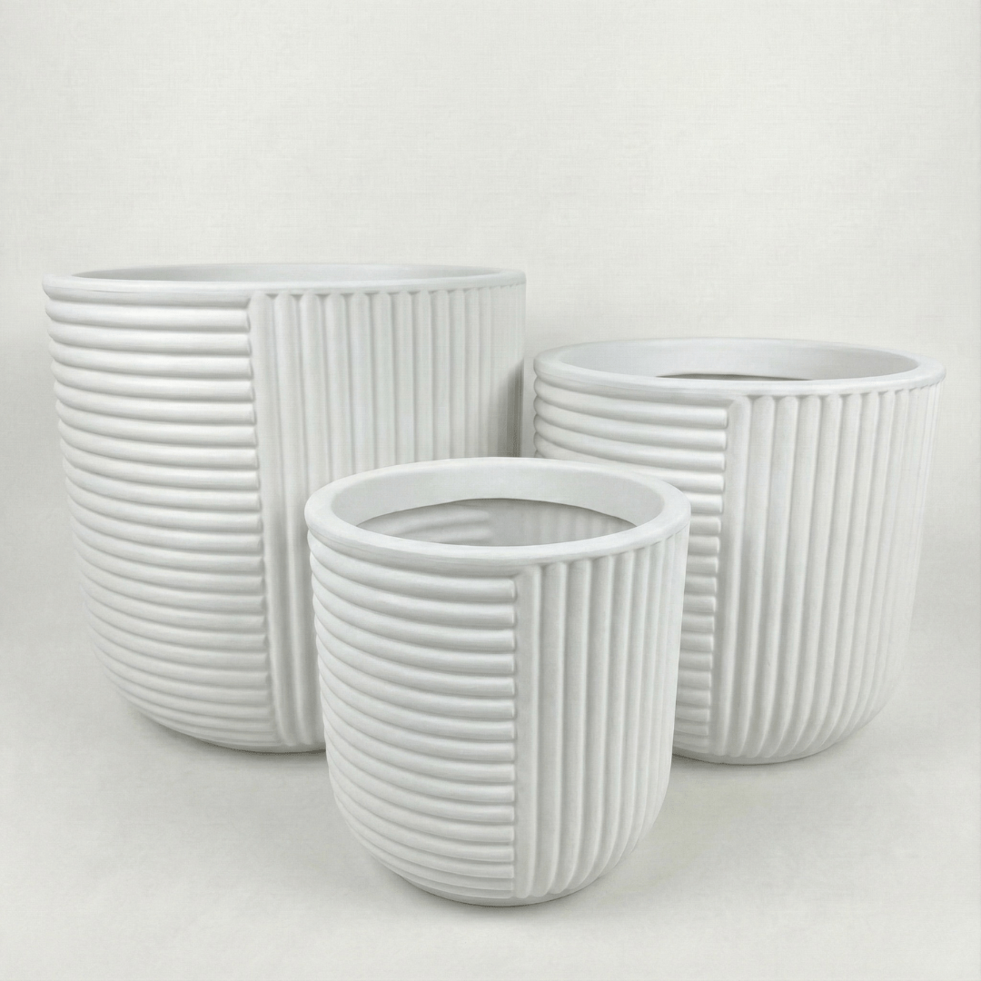 Brazilian plastic striped jug 