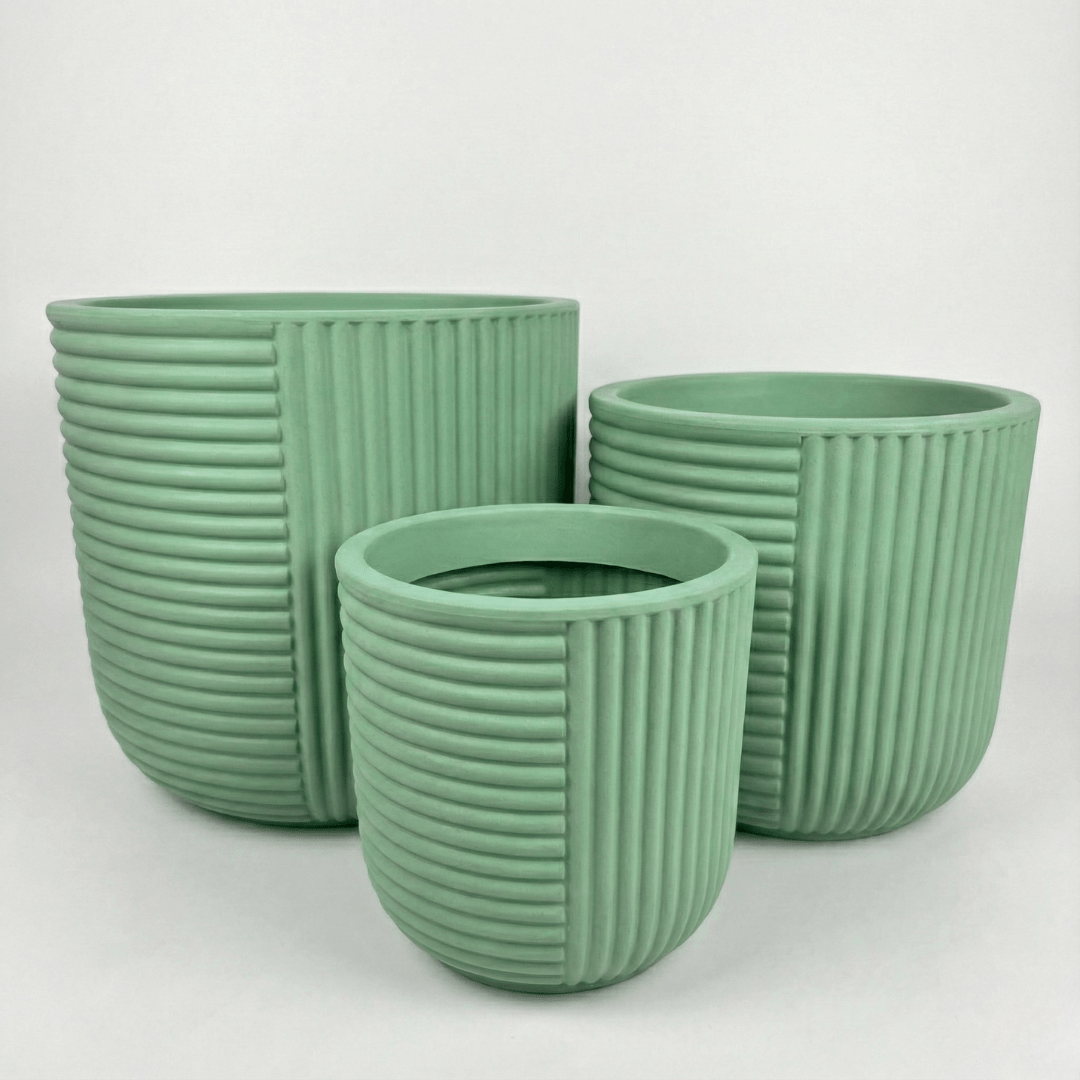 Brazilian plastic striped jug 