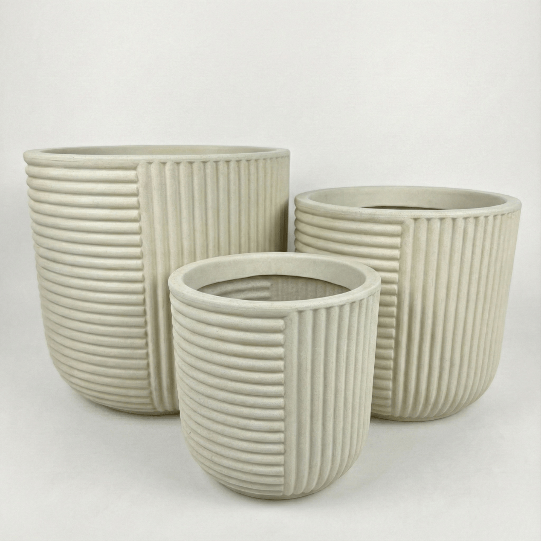 Brazilian plastic striped jug 