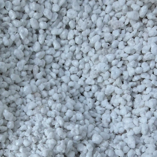 גרגירים לבנים של פרלייט