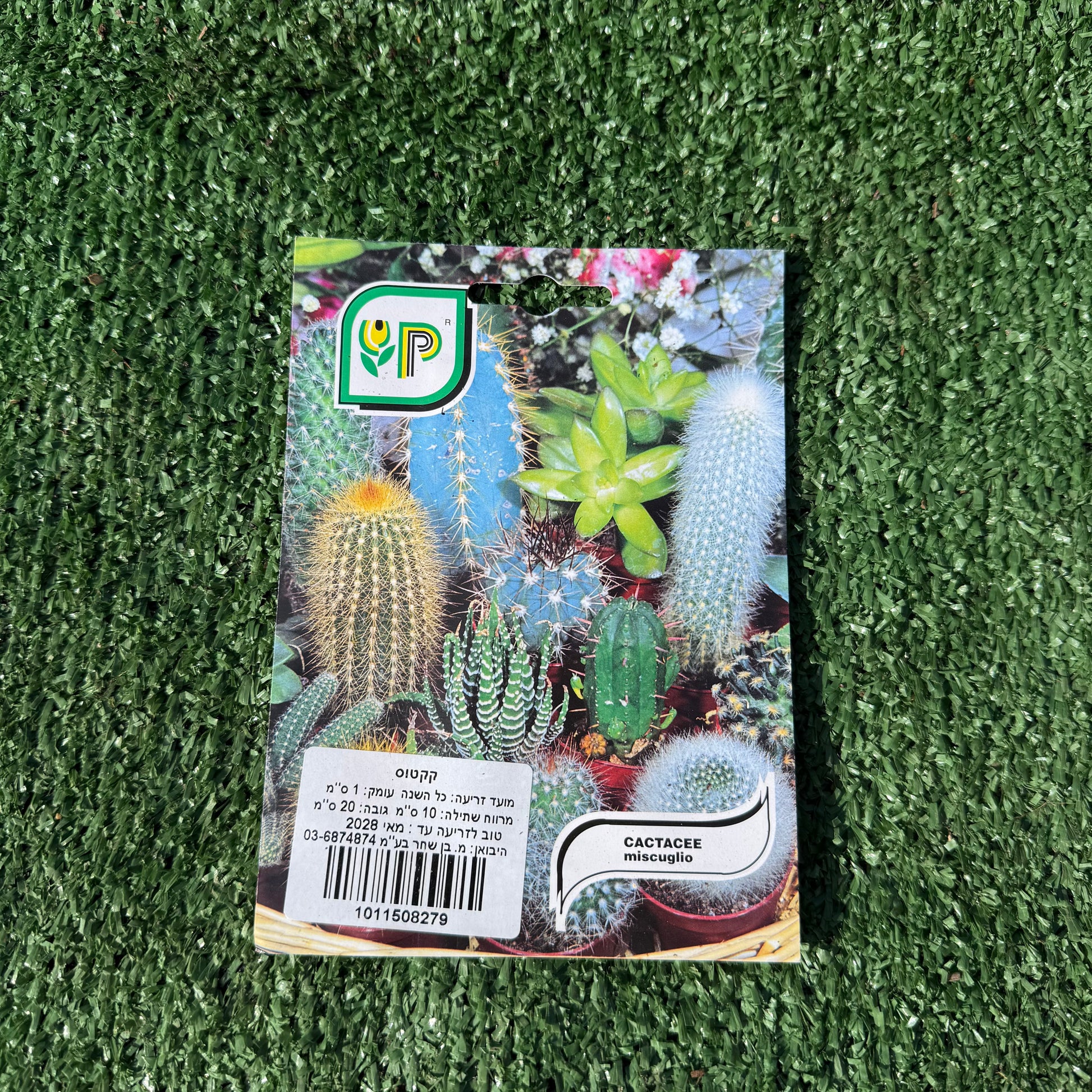 חפיסה של זרעים של קקטוסים