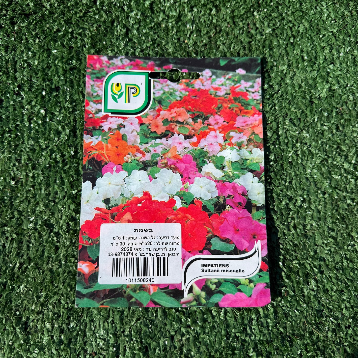 חפיסה של זרעים של צמח בשמת