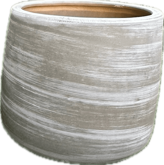 כד אפור פסים גדול 38*38